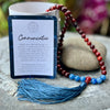 Communication ~ Rosewood and Sodalite ~ Meditation Necklace