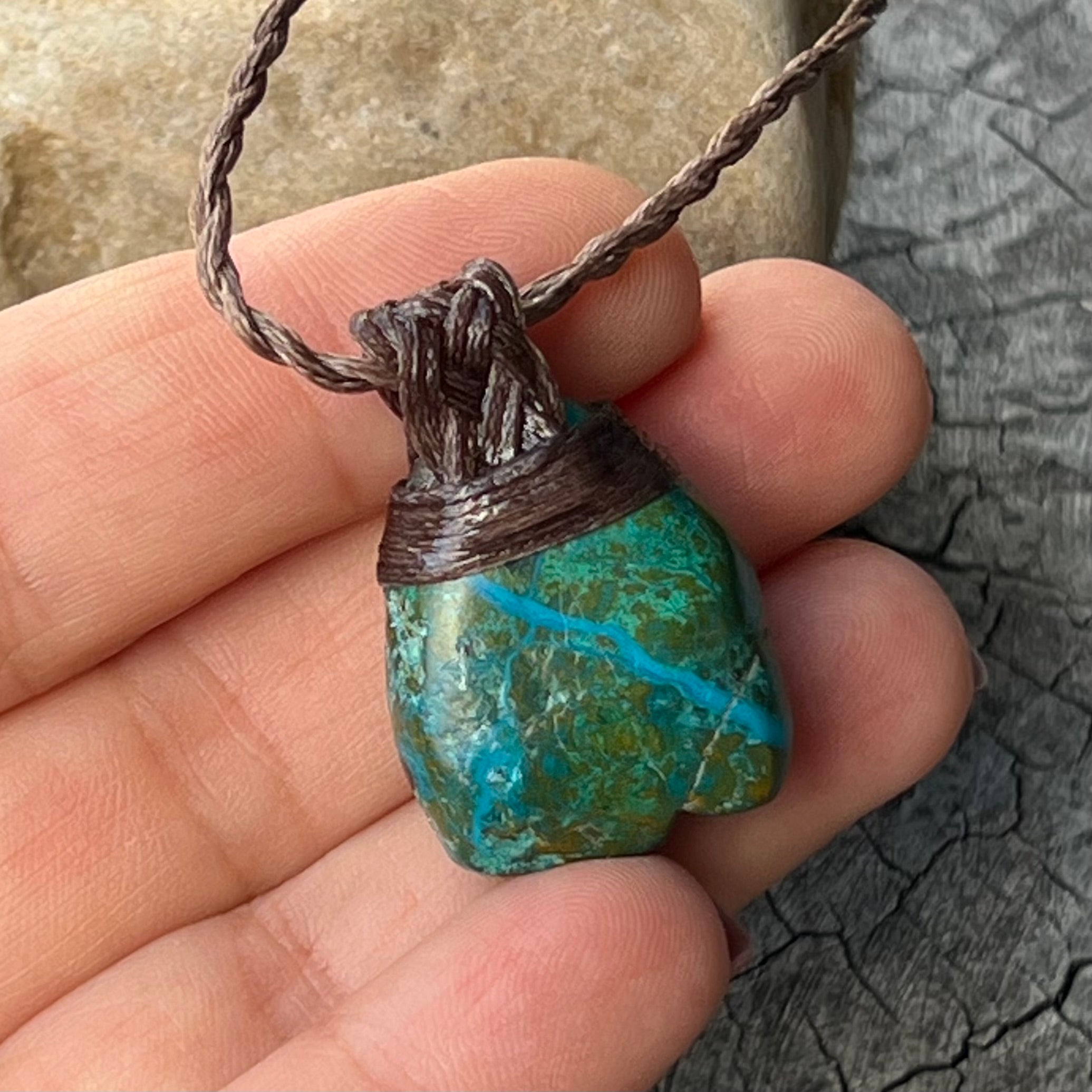 Muse Medicine ~Chrysocolla - Goddess ~  Talisman