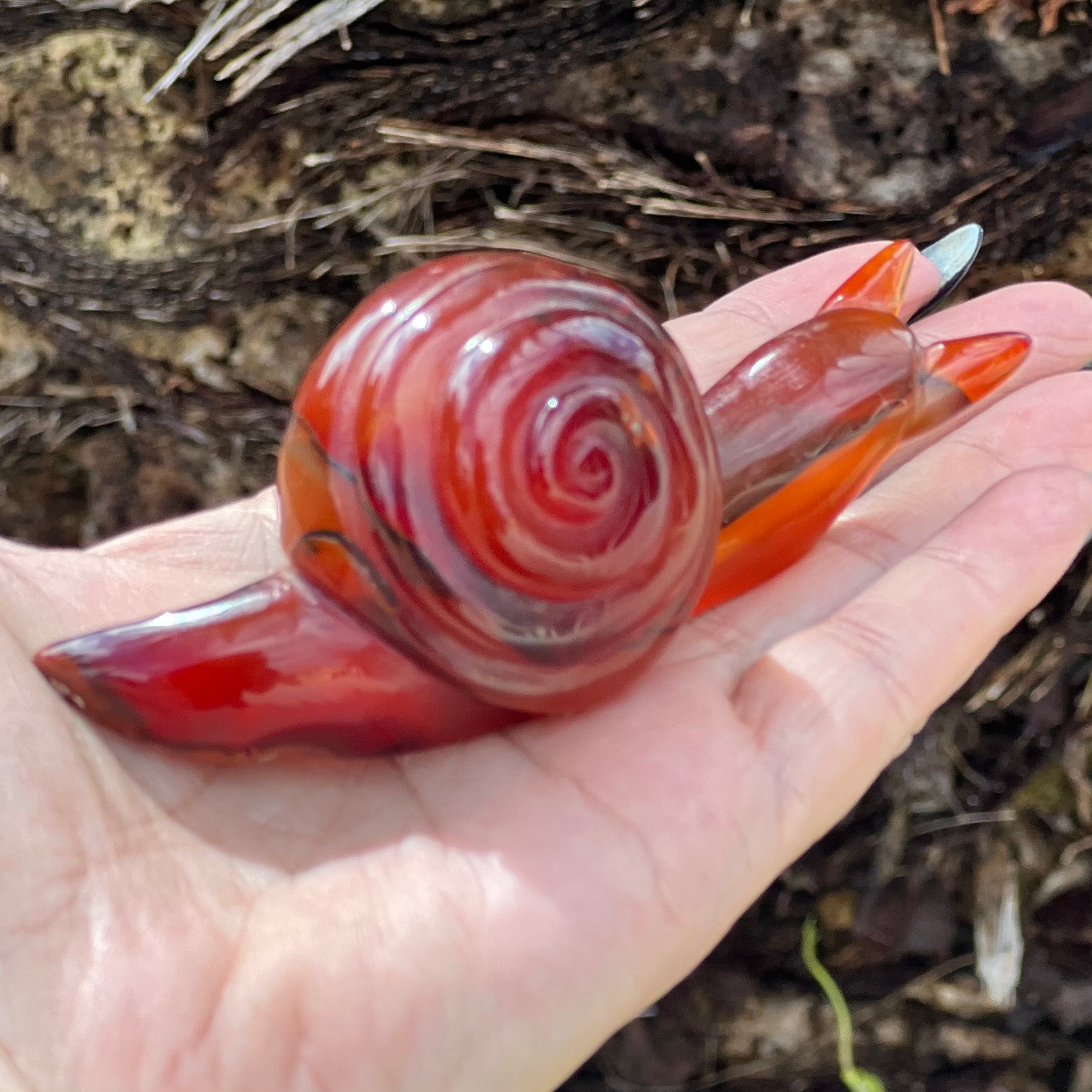 Carnelian ~ Snail of Courage