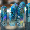 Blue Haze Electroplated Sphalarite Generator Points