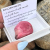 Rhodonite ~ Specialty Boxed Crystal