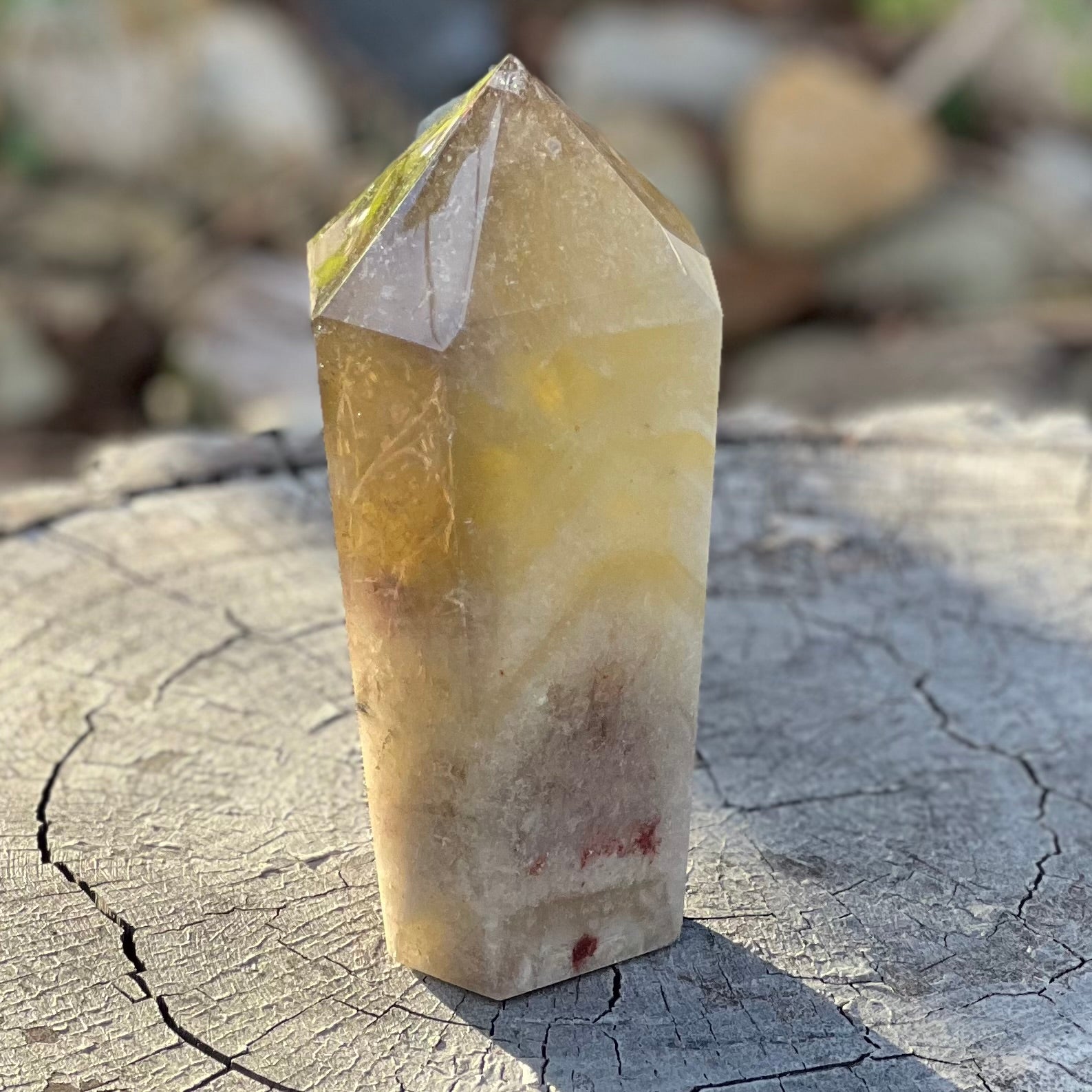 Smoky Citrine Quartz Generator Tower