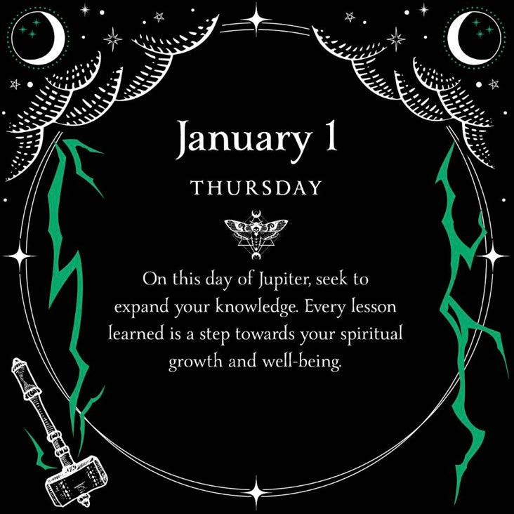 2026 ~ Witches Desk Calendar ~ Southern Hemisphere