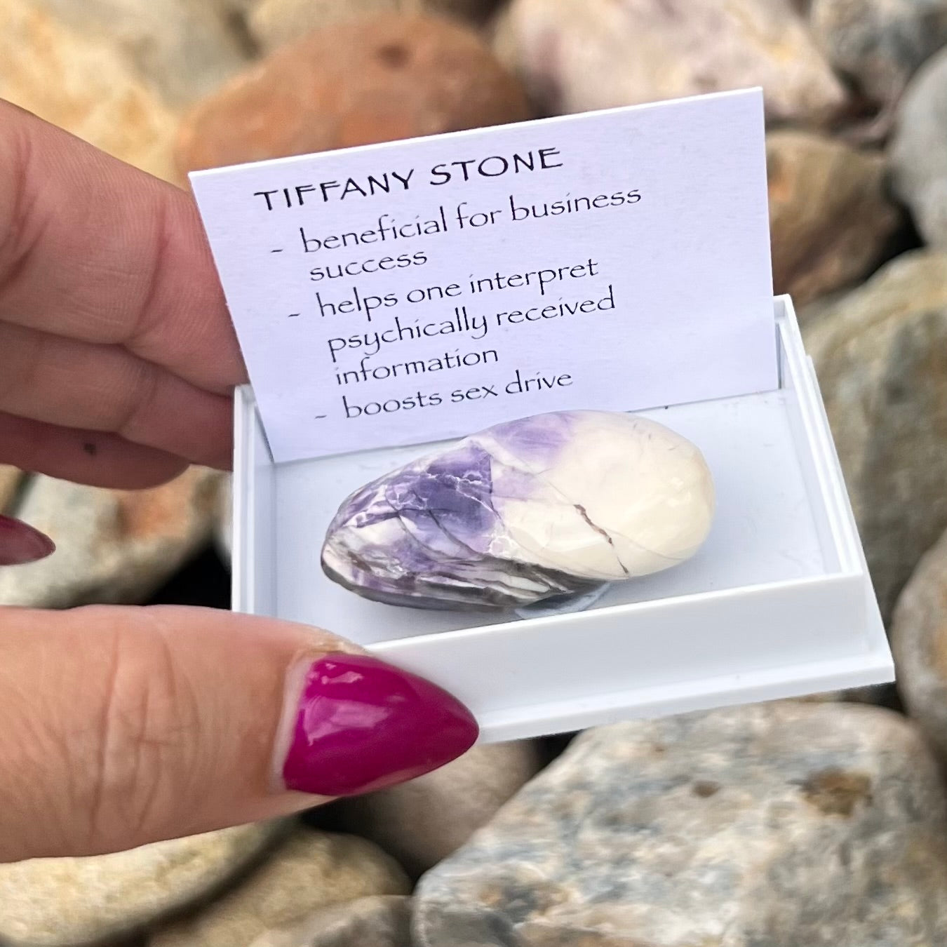 Tiffany Stone ~ Specialty Boxed Crystal