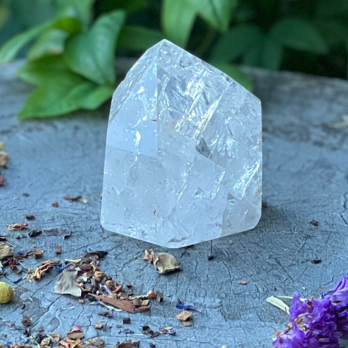 Clear Quartz Generator Tower