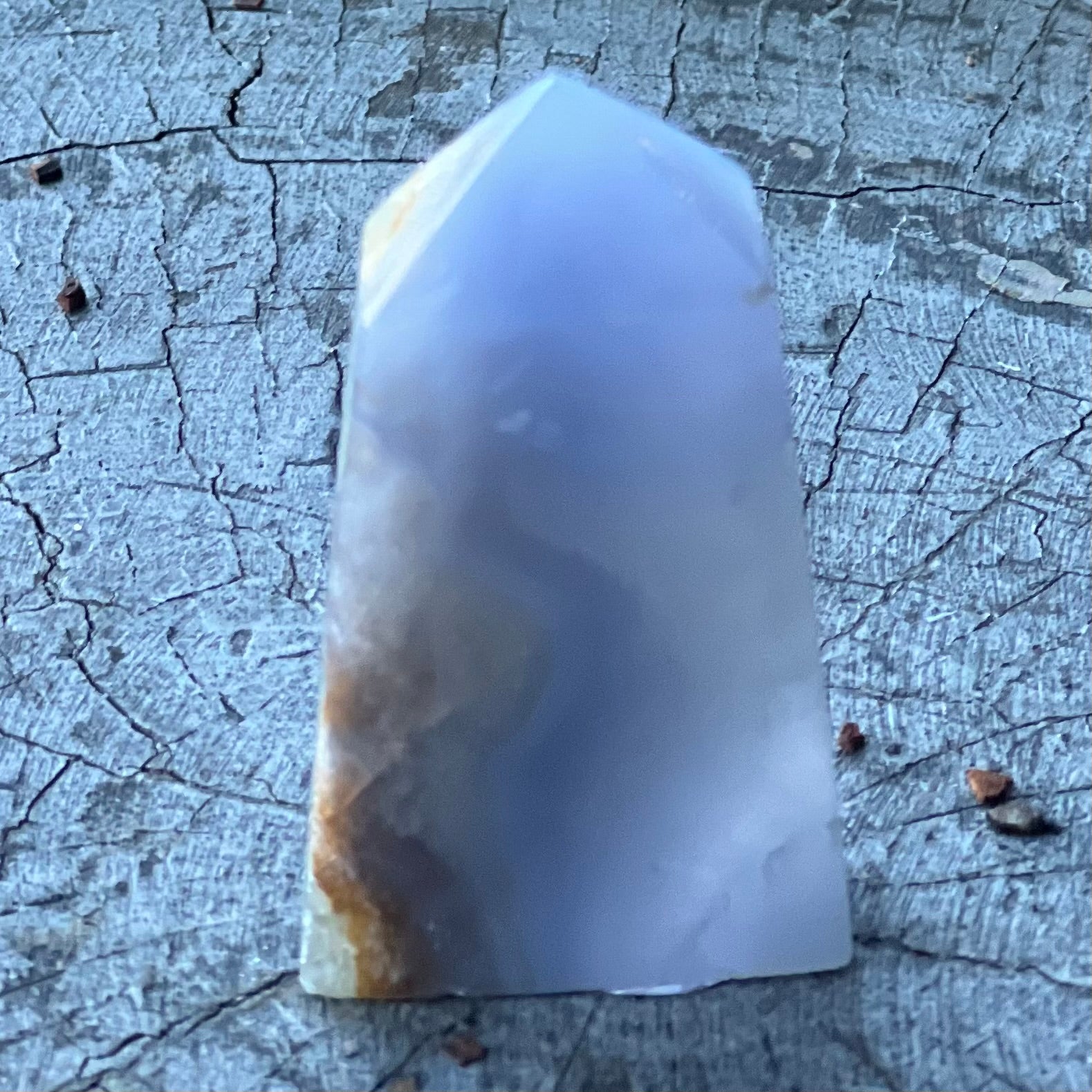 Blue Lace Agate Tower