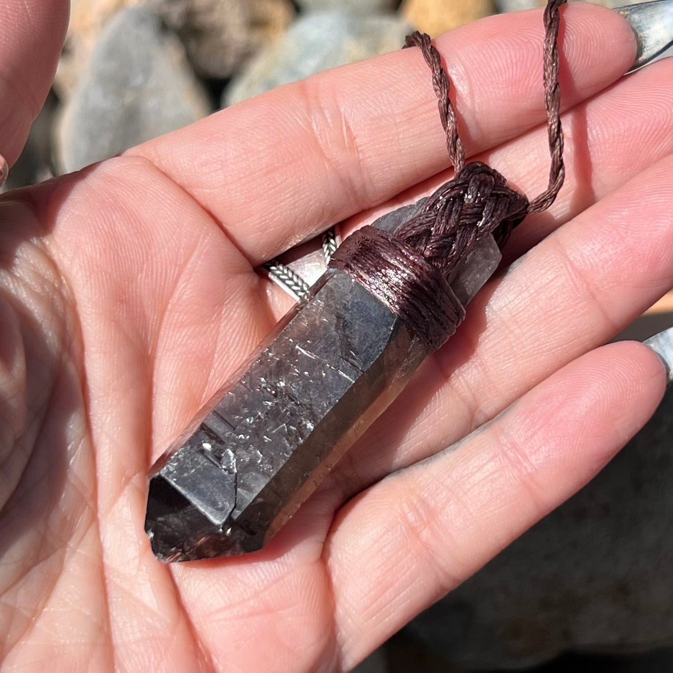 Muse Medicine ~ Smoky Quartz Point ~ Master Healer Talisman