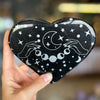 Celestial Connection Black Obsidian Heart