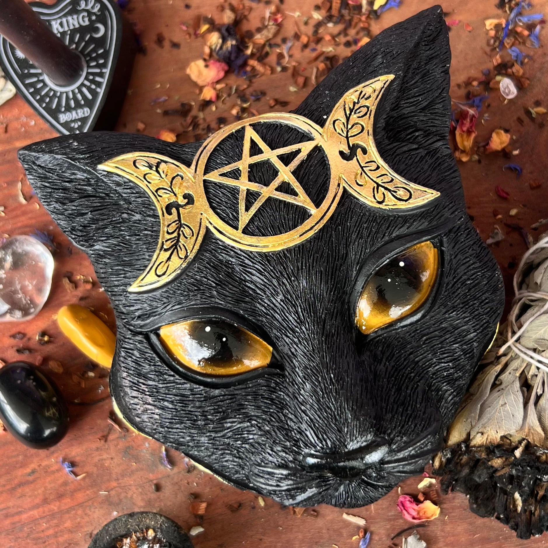 Mystical Cat Trinket Box