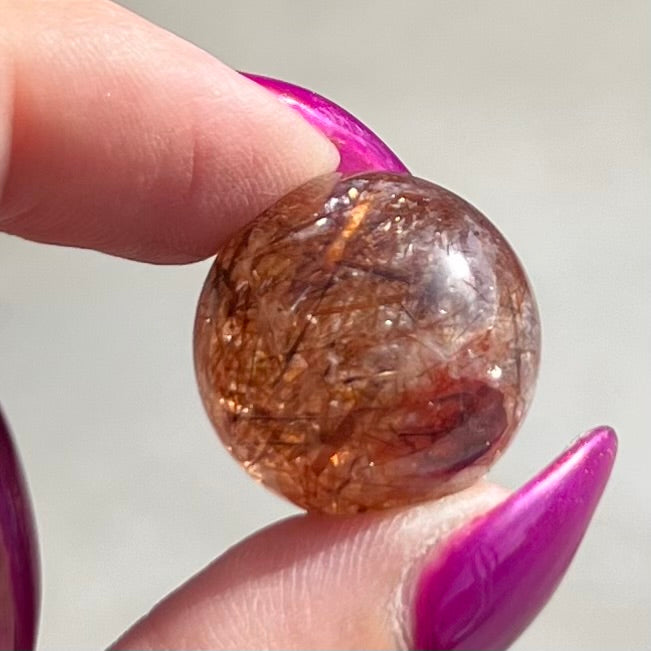 Rutilated Quartz Sphere