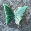 Green Strawberry Quartz Butterfly