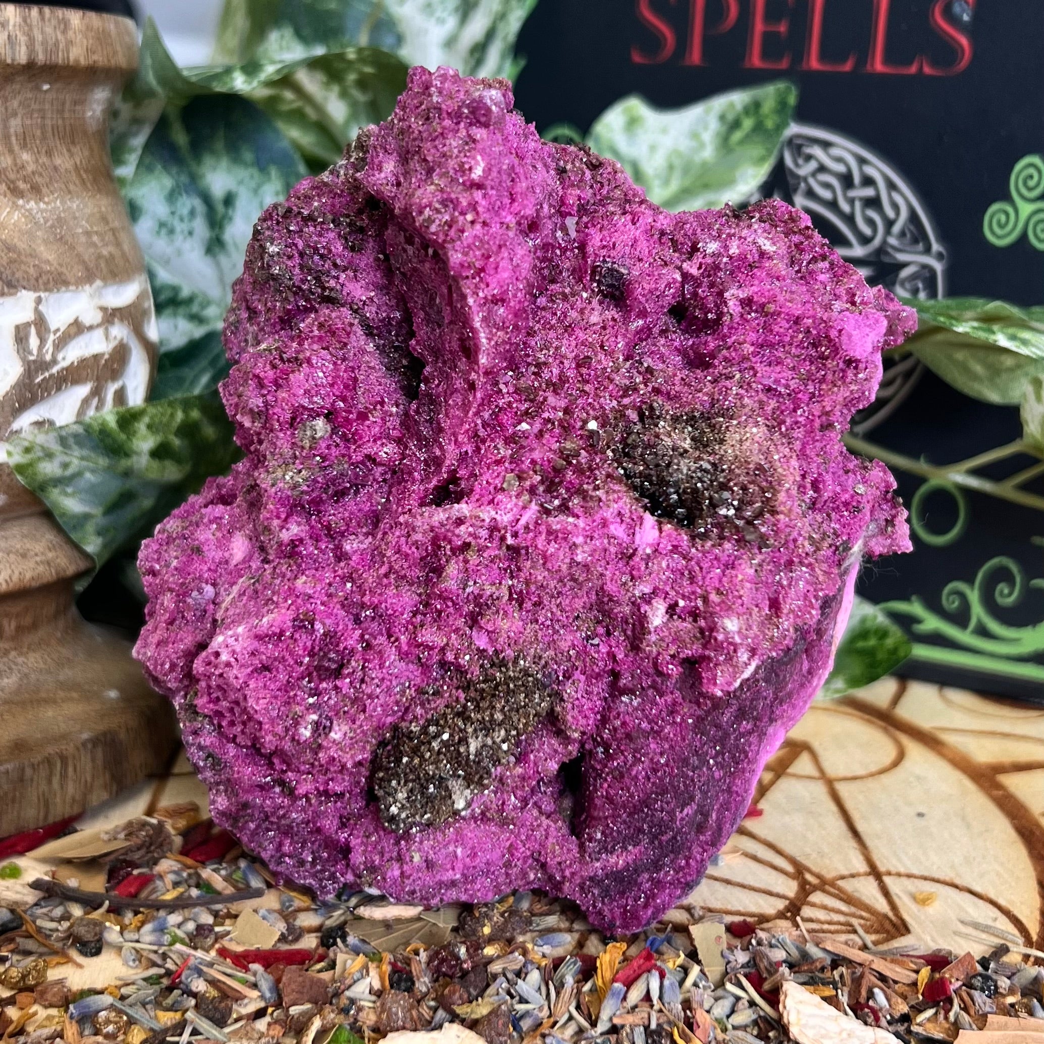 Glorious Ruby with Pyrite Specimen