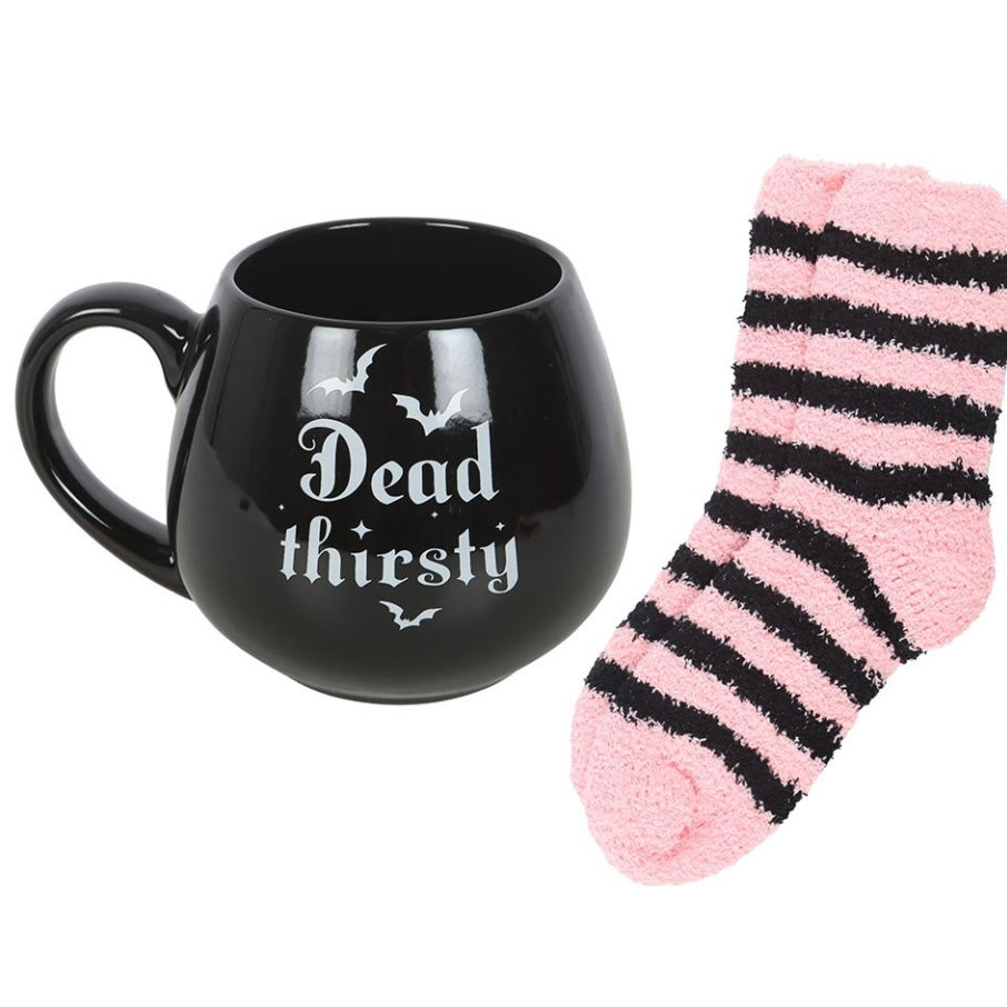 Dead Thirsty ~ Mug with Socks