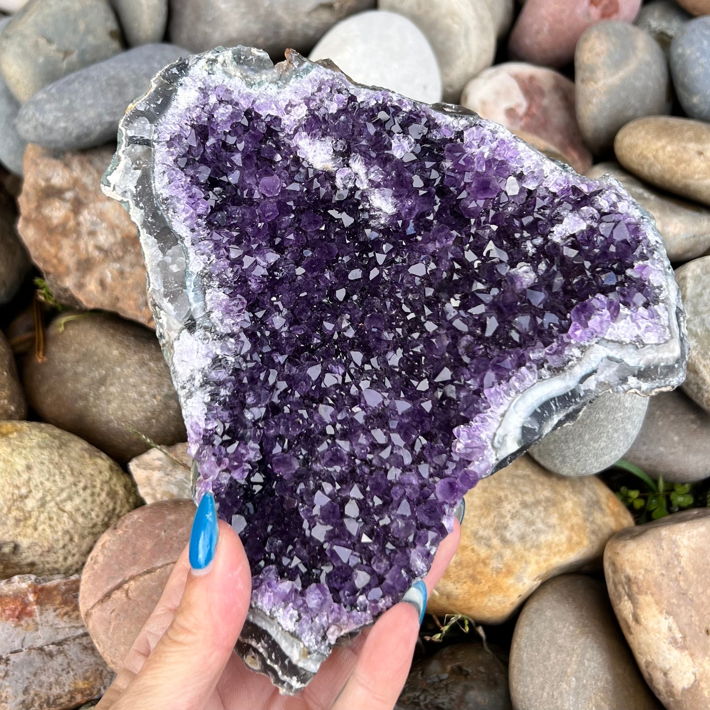 Raw Bowl Shaped Amethyst Cluster