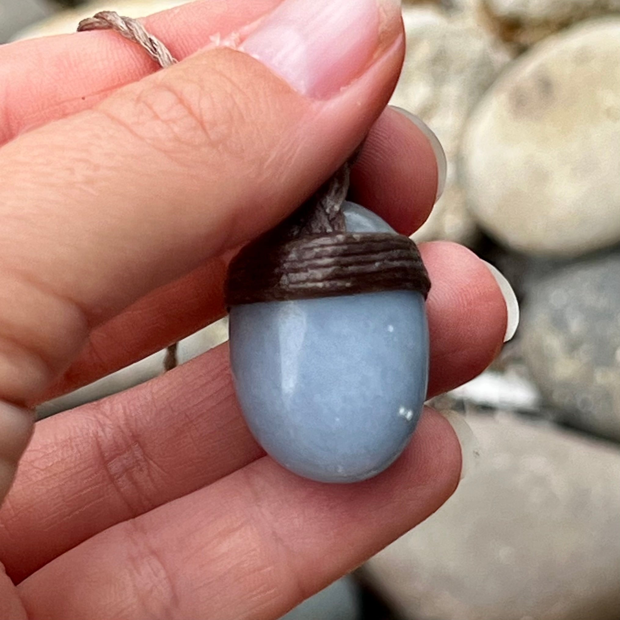 Muse Medicine ~  Compassion ~ Angelite Talisman