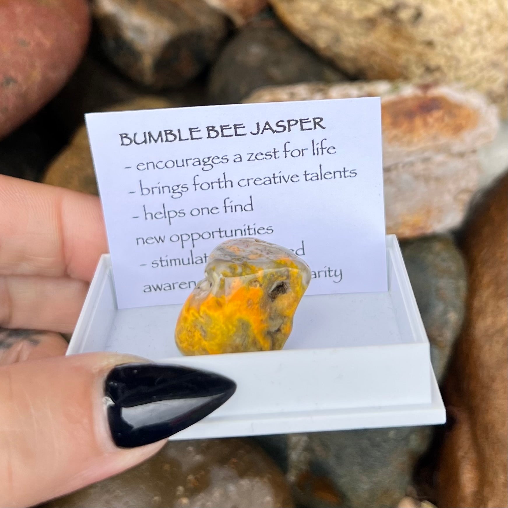 Bumble Bee ~ Specialty Boxed Crystal