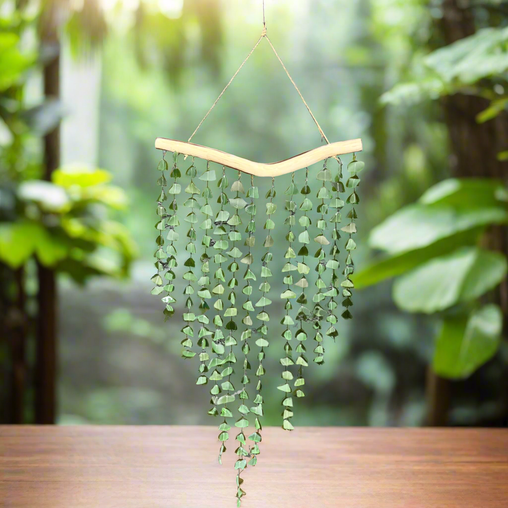 Sea Glass Wind Chime ~ Green ~ New Beginnings