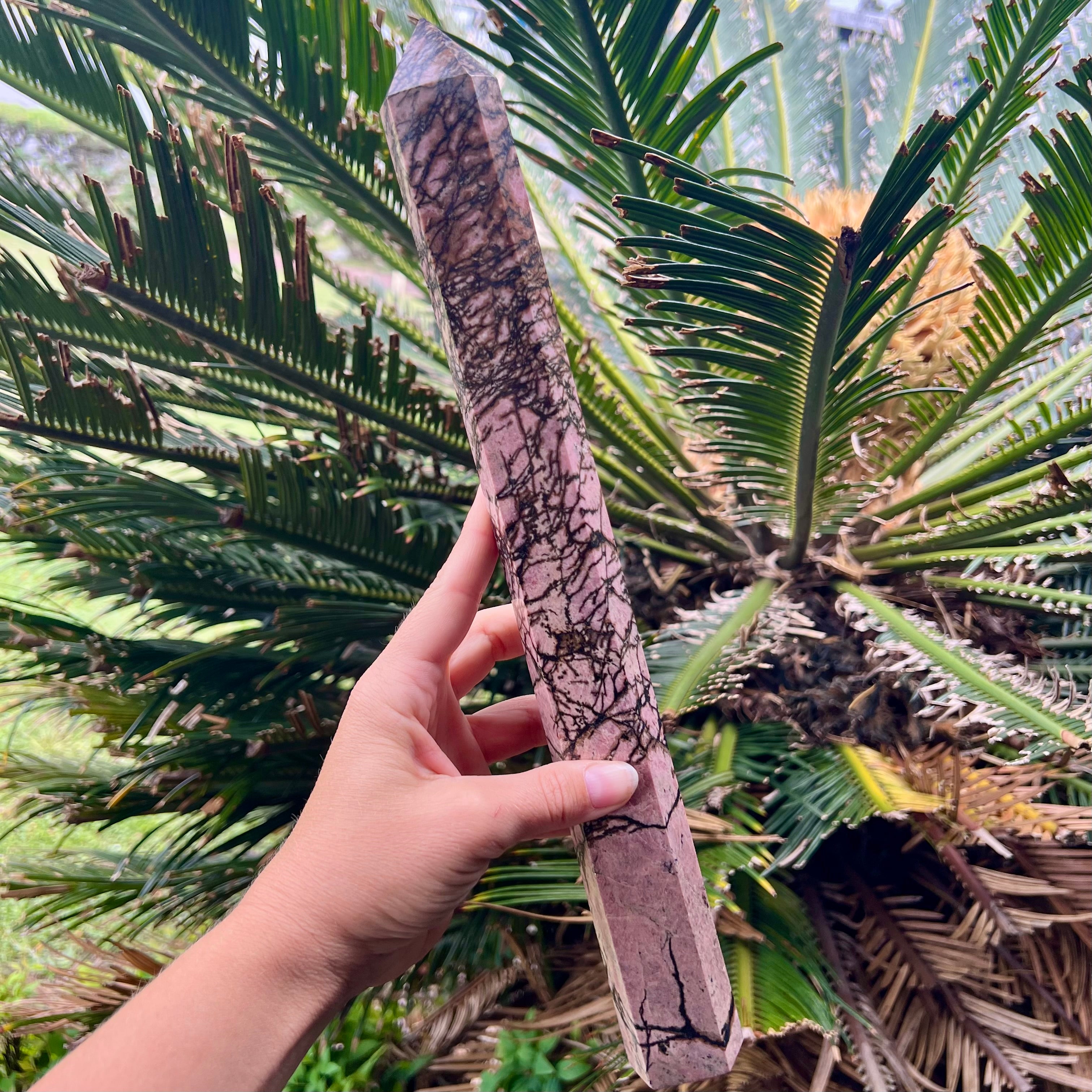 Rhodonite Large Tower