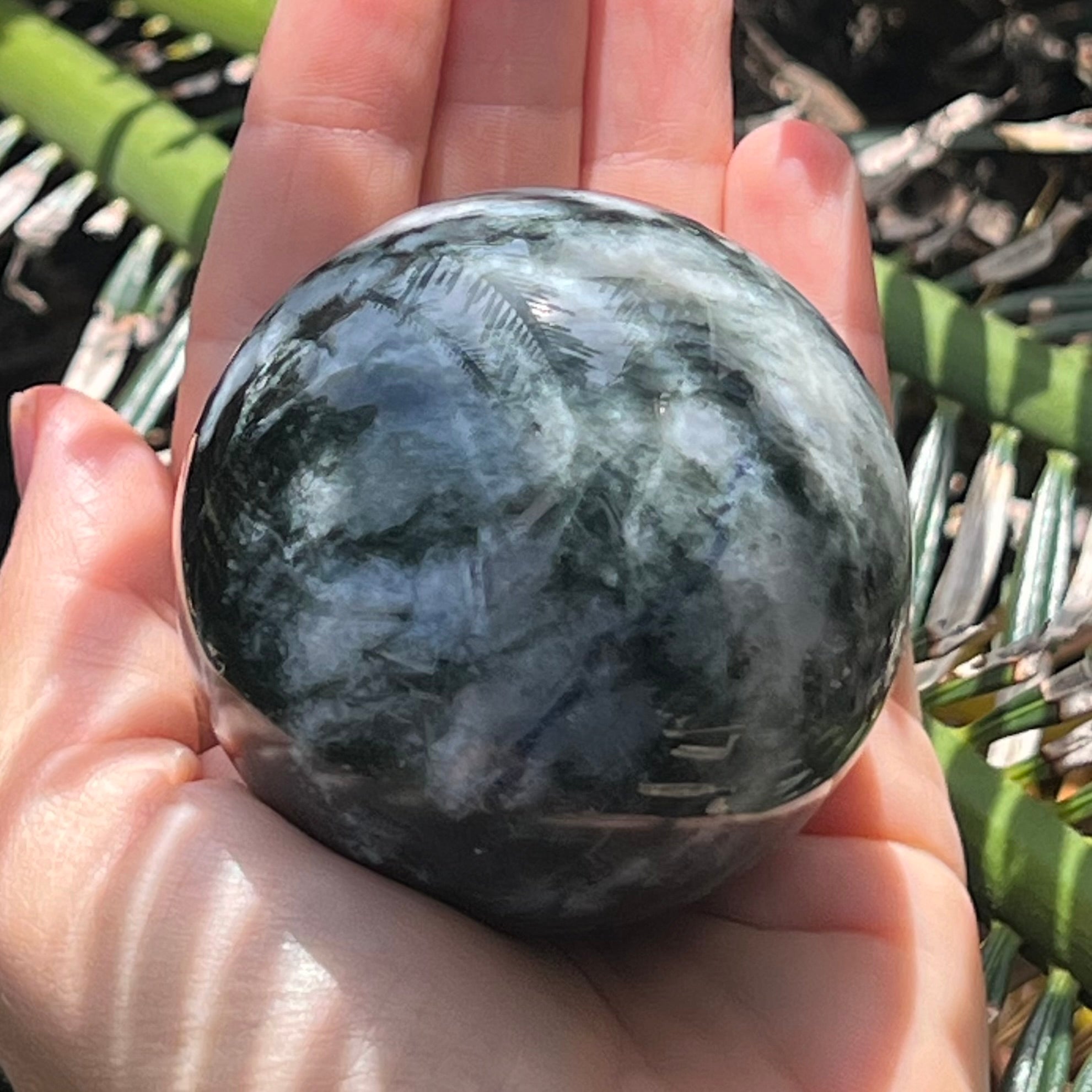 Moss Agate Sphere