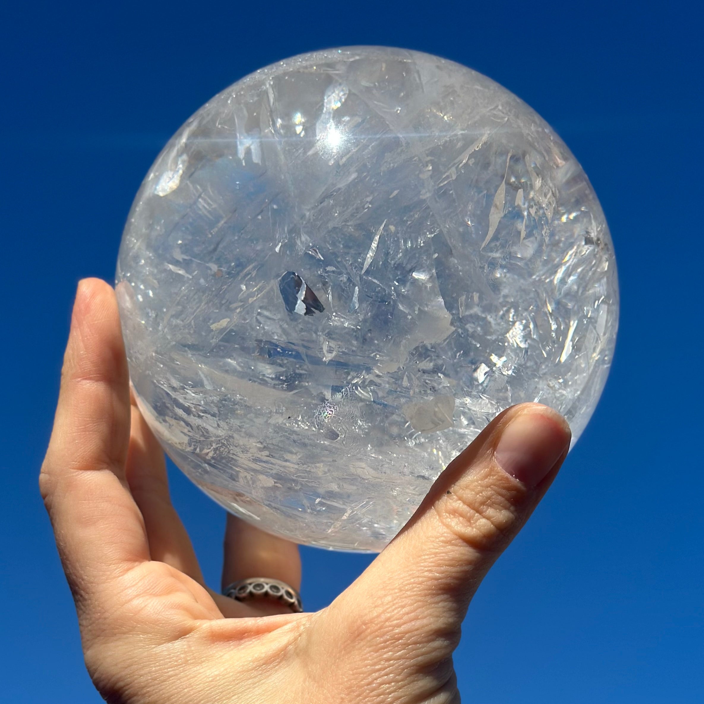 Clear Quartz Sphere ~ Large