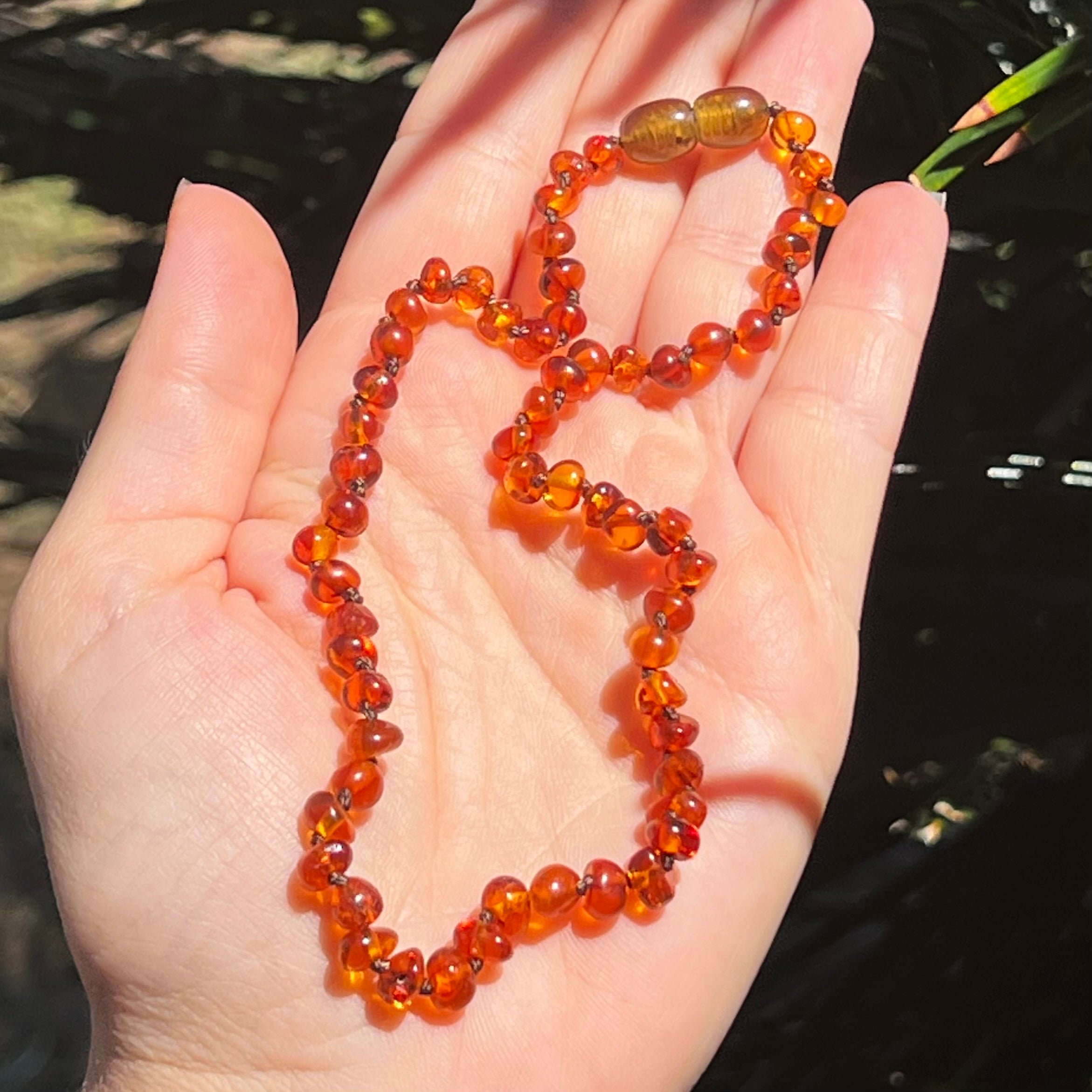 Amber Baby Teething Necklace