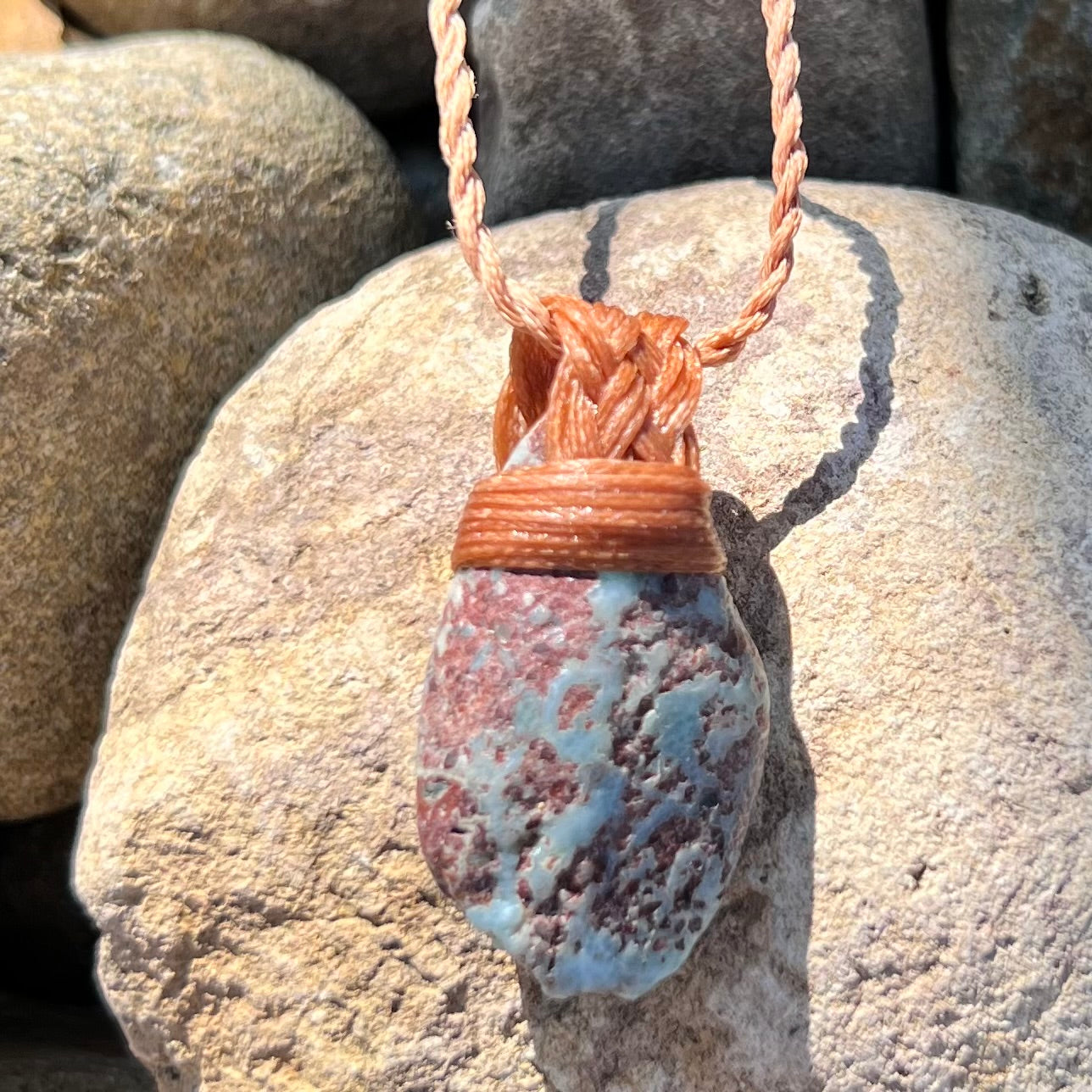 Muse Medicine ~  Wise Woman ~ Larimar Talisman