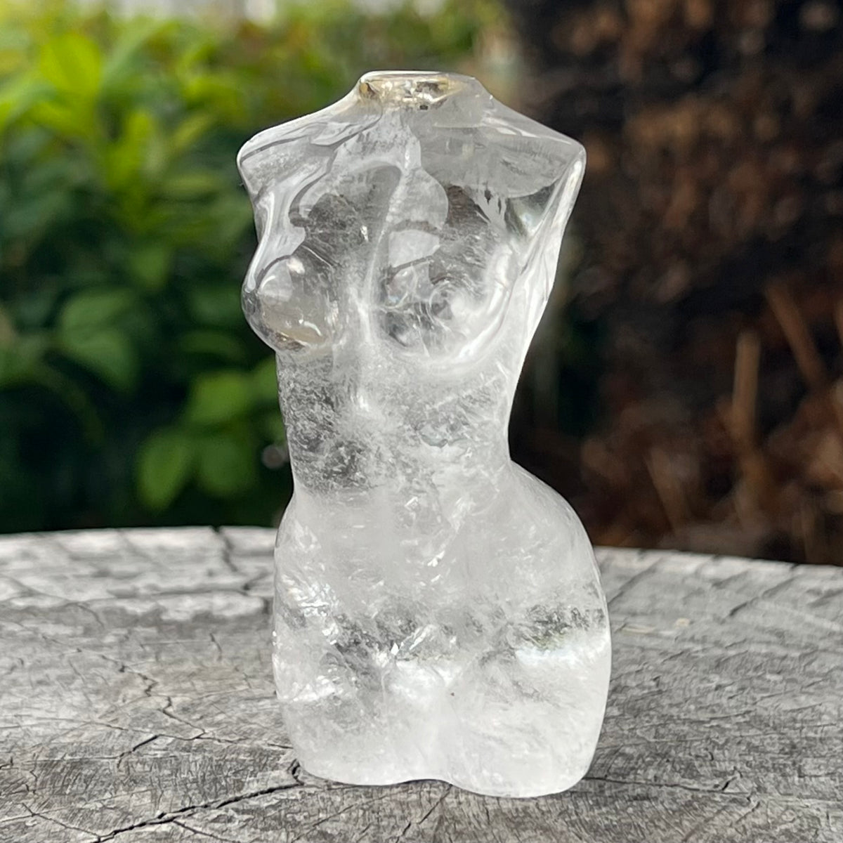 SALE ~ Clear Quartz ~ Woman Lady Body Carving