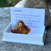 Amber ~ Specialty Boxed Crystal