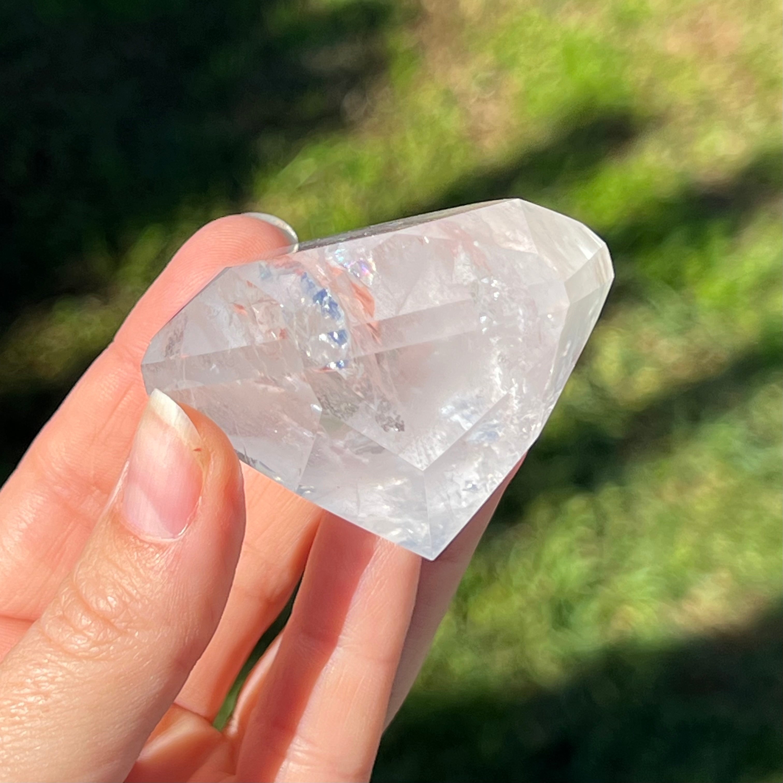 Clear Quartz Diamond Cut