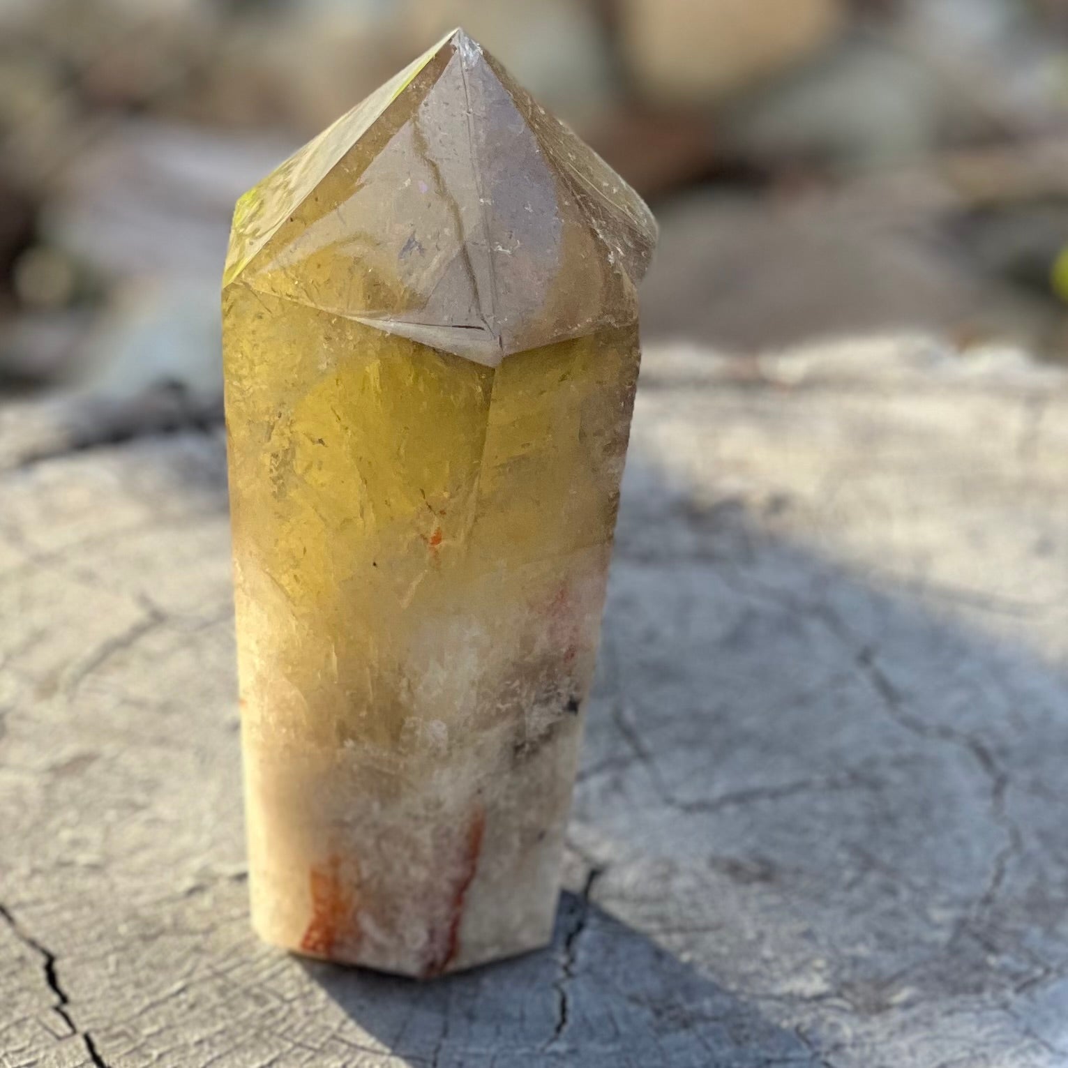 Smoky Citrine Quartz Generator Tower