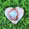Carnelian Geode Heart