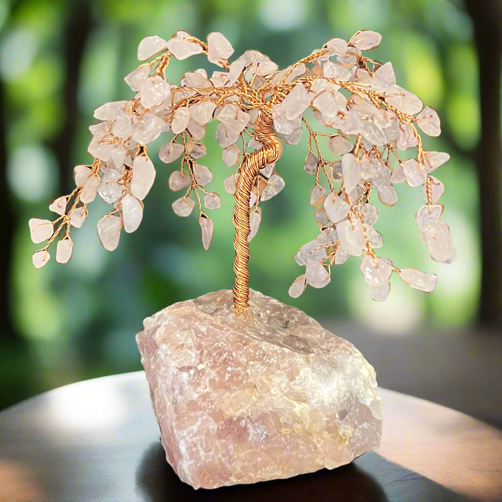 Rose Quartz Willow Tree