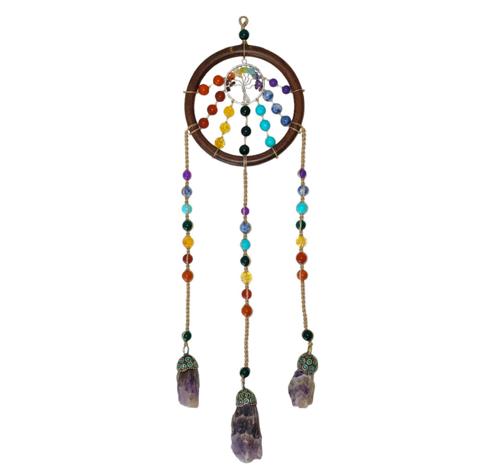 Native Crystal Tree of Life Chakra Hanger