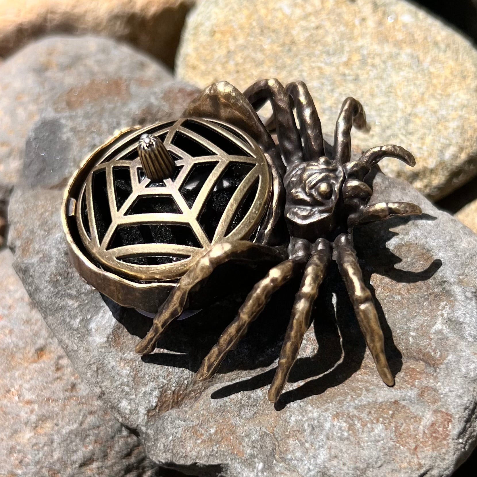 Spider Trinket ~ Incense Holder