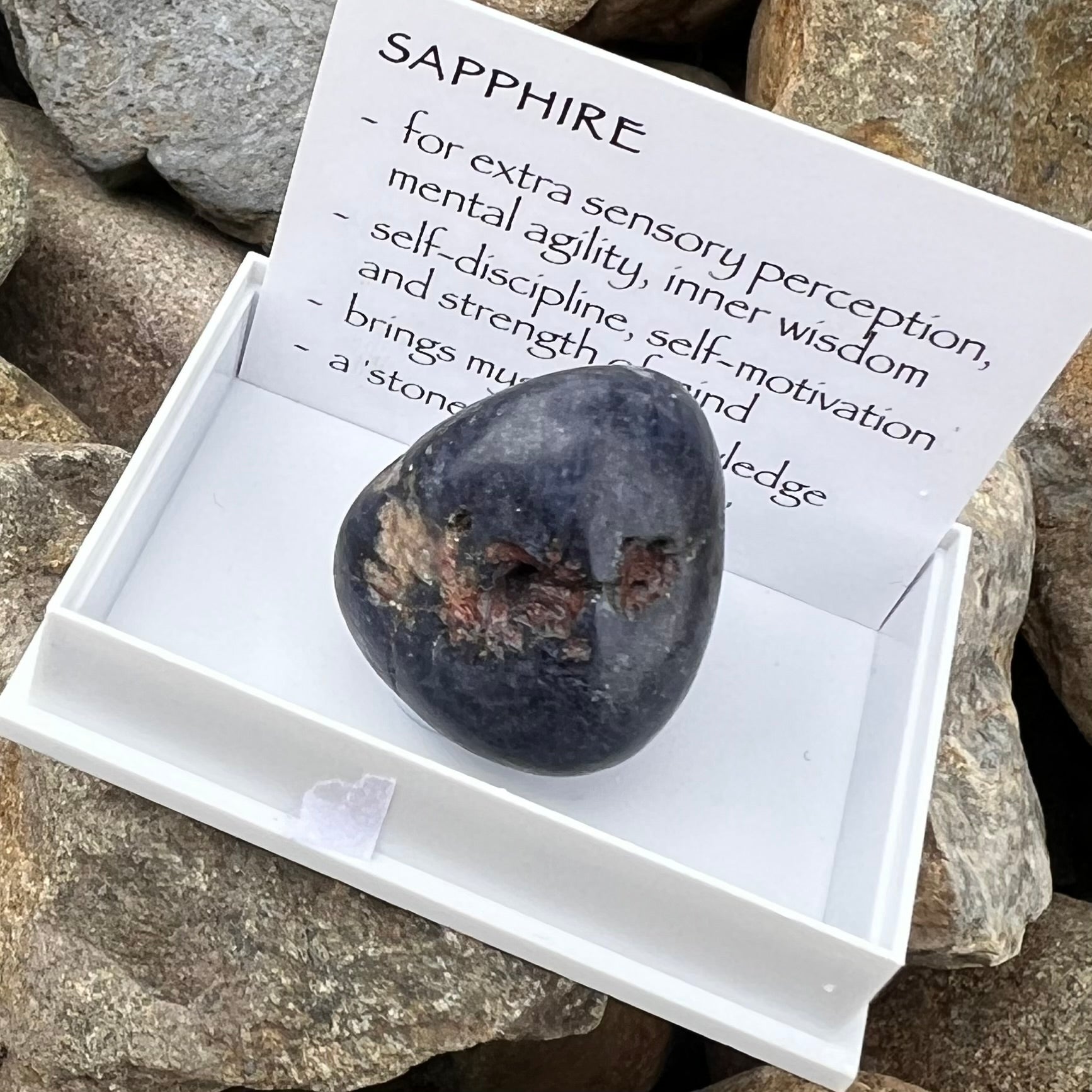 Sapphire ~ Specialty Boxed Crystal