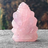 Rose Quartz Ganesha Carving