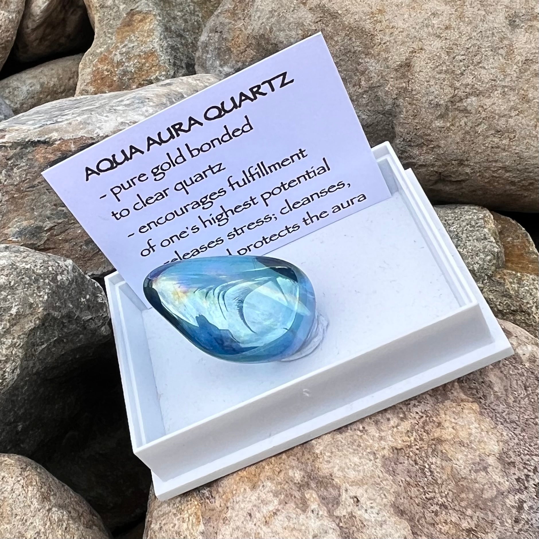 Aqua Aura ~ Specialty Boxed Crystal