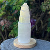 Selenite Cleansing & Charging Lamp ~ Tower Medium