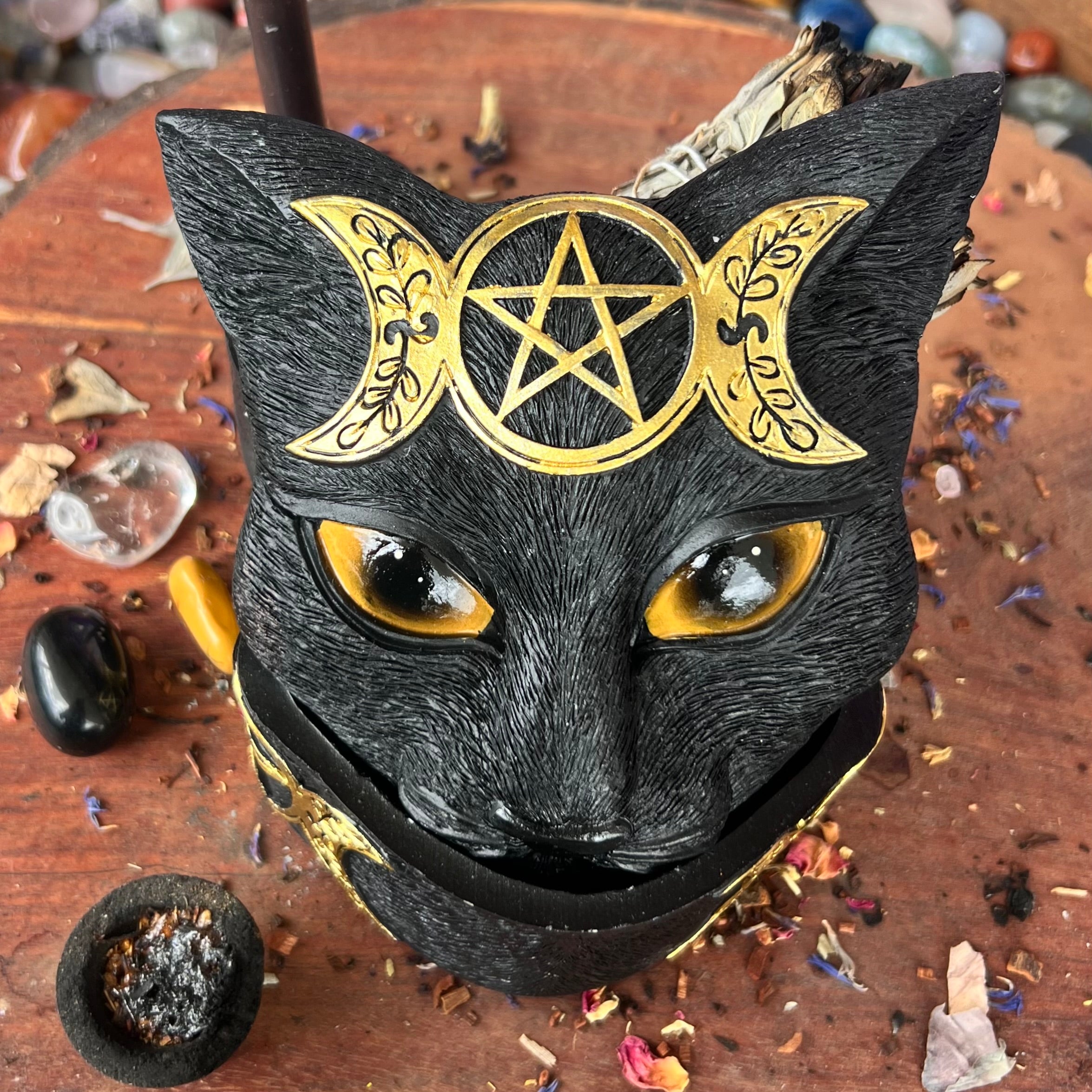 Mystical Cat Trinket Box