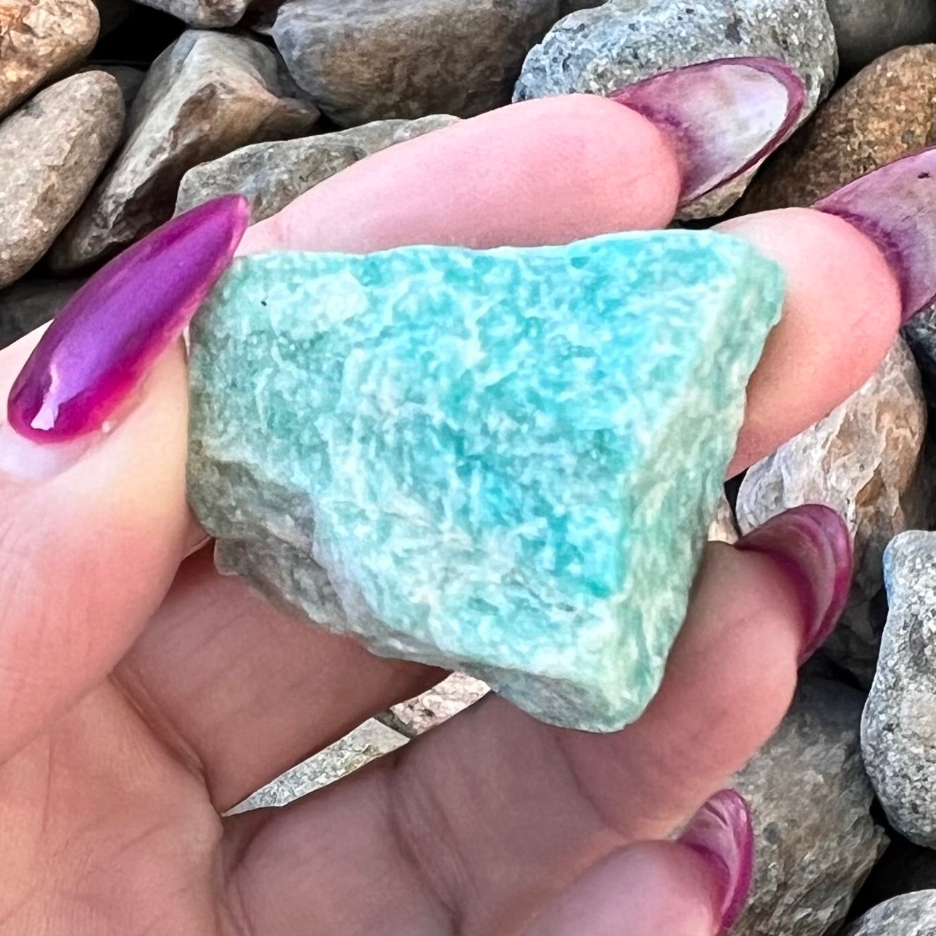 Raw Amazonite  ~ Specialty Boxed Crystal