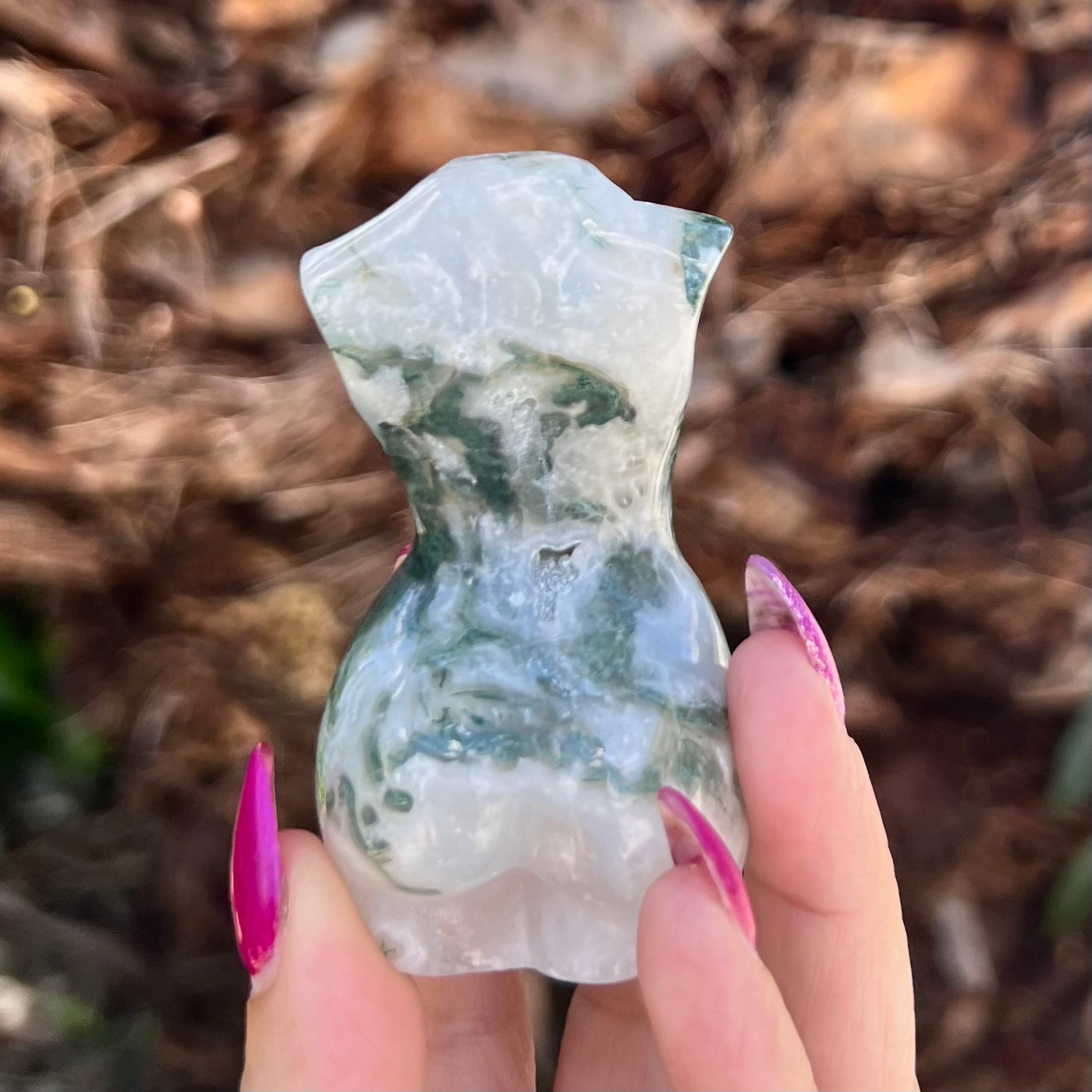 Moss Agate Mini Lady