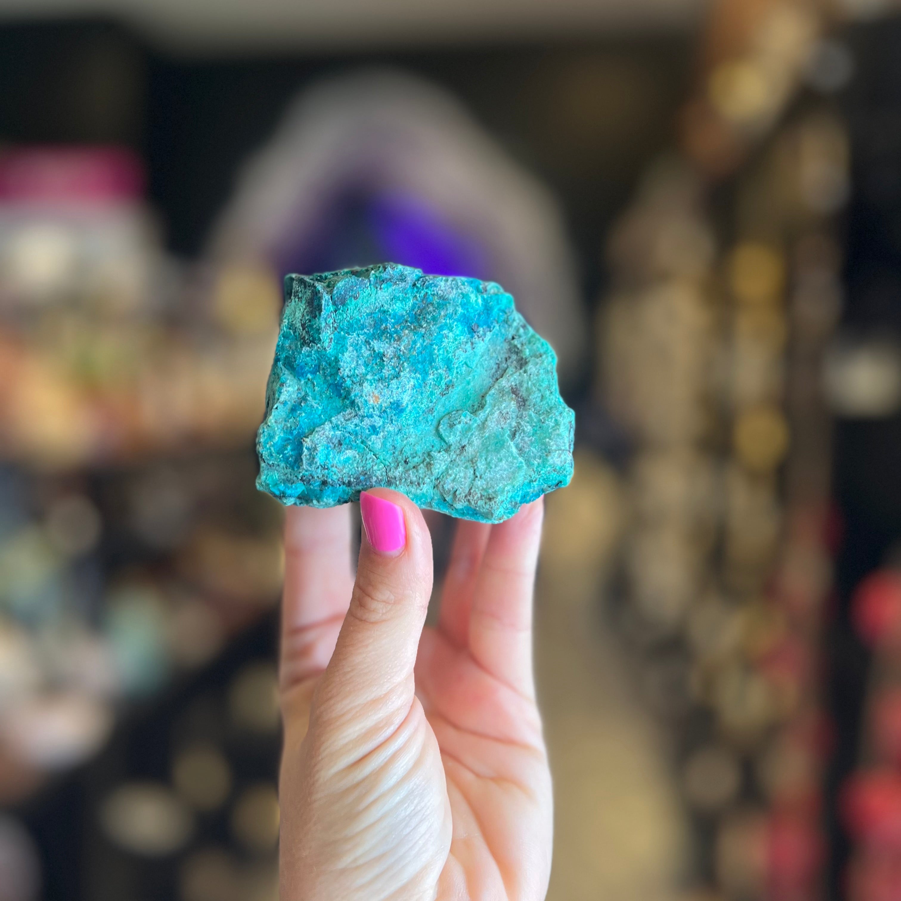 Raw Chrysocolla Specimen
