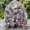 Amethyst Cluster with Calcite Inclusion