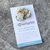 Aquamarine on the Matrix ~ Specialty Boxed Crystal