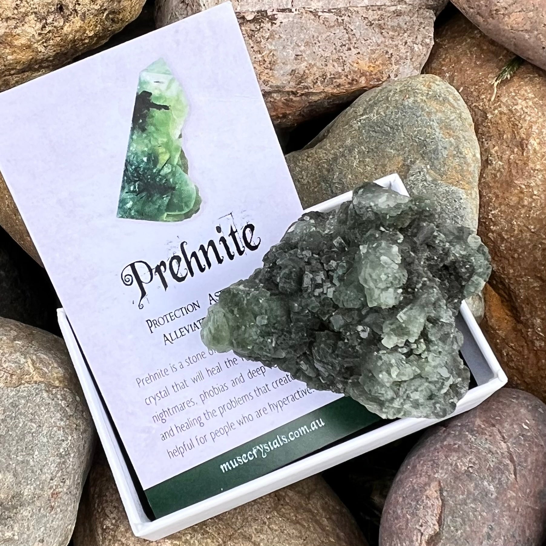 Prehnite Specimen ~ Specialty Boxed Crystal