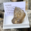 Raw Citrine ~ Specialty Boxed Crystal