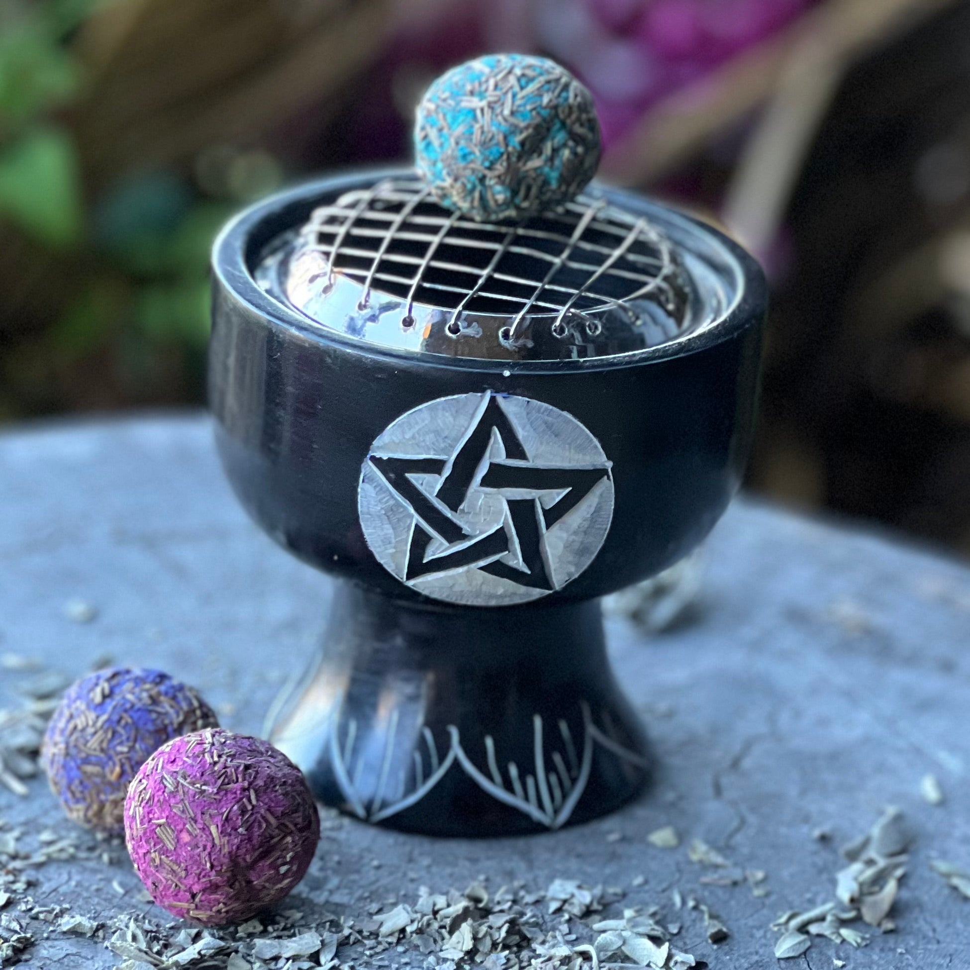 Pentagram ~ Soapstone Burner