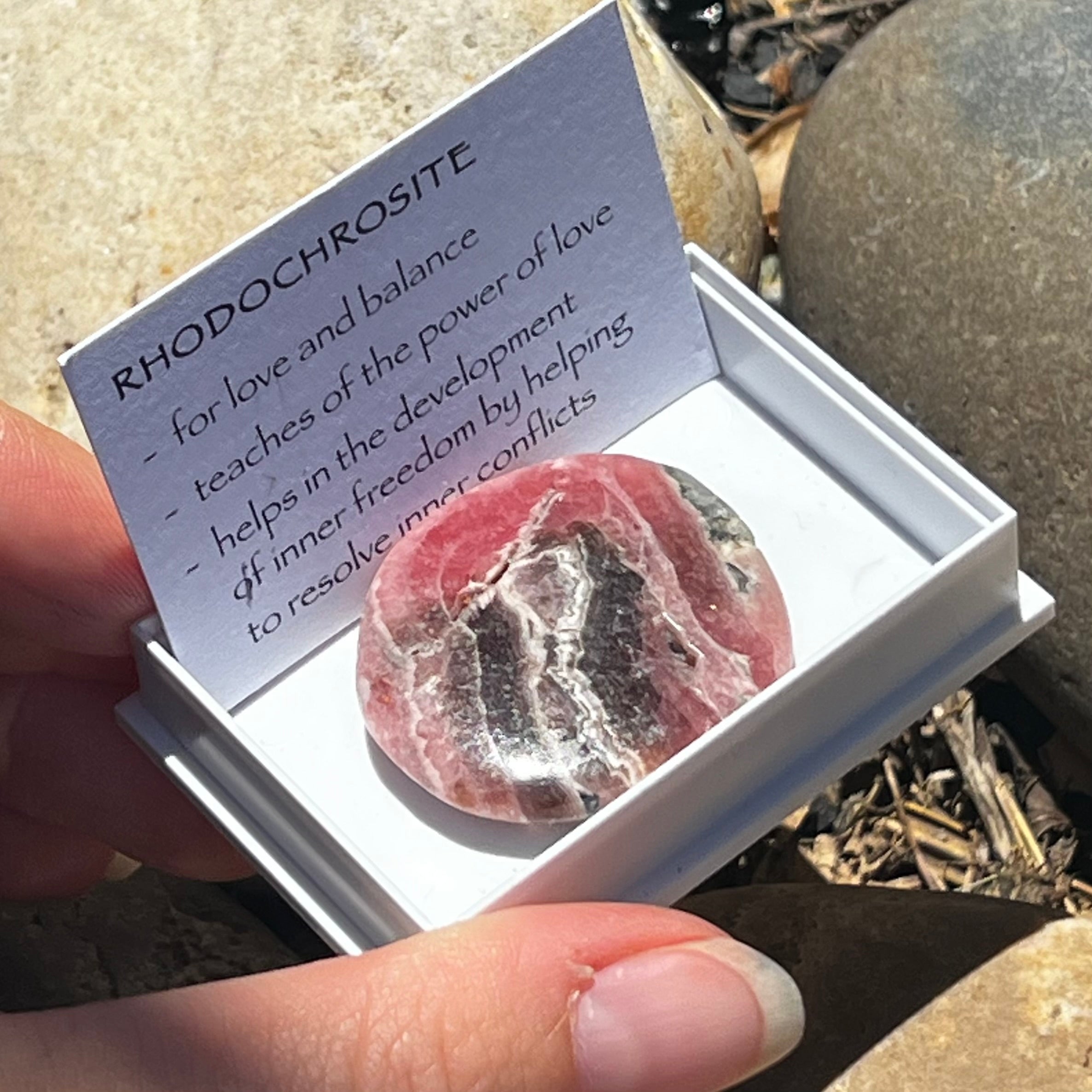 Rhodochrosite ~ Specialty Boxed Crystal