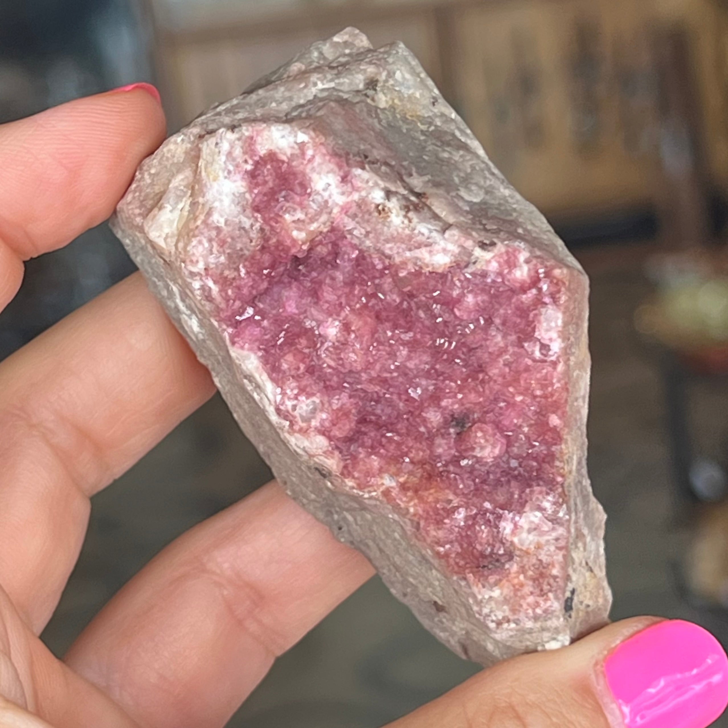 Cobalto Calcite Raw Specimen