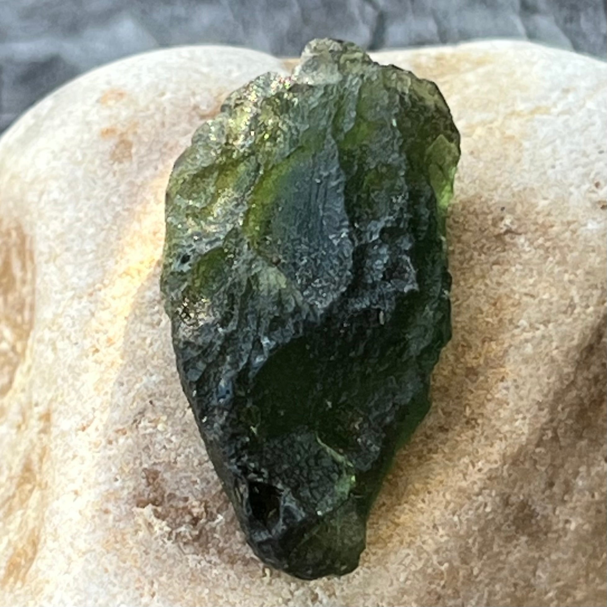 Raw Moldavite Specimen ~ RARE